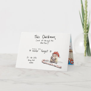 Hamster Christmas Card