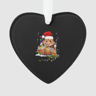 Hamster Christmas Cute Ornament