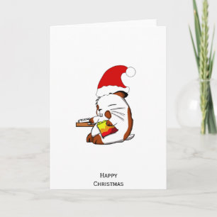 Hamster Christmas Holiday Card
