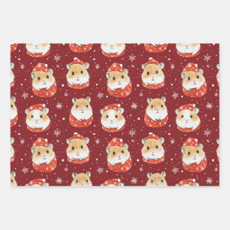 Hamster Christmas Wrapping Paper