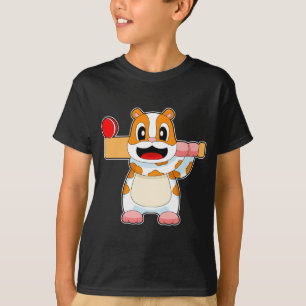 Hamster Cricket Cricket bat T-Shirt