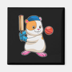 Hamster Cricket Cricket T Sports  Magnet