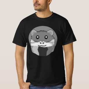 Hamster 🐹 Cute animal with colourful striped scar T-Shirt
