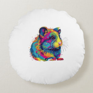 hamster cute round cushion