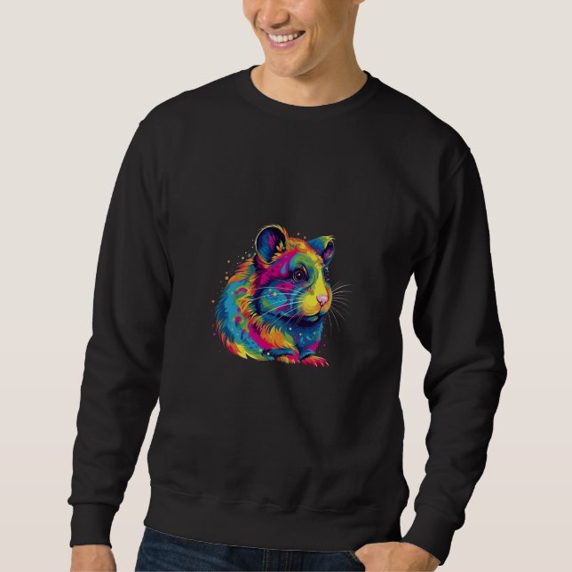 hamster cute  sweatshirt (Front)