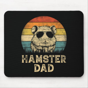 Hamster Dad Hamster Lovers Daddy Father's Day  Mouse Pad