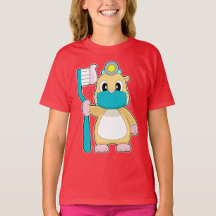 Hamster Dentist Toothbrush T-Shirt