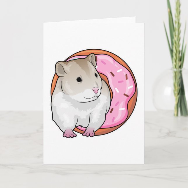 Hamster Donut Card (Front)