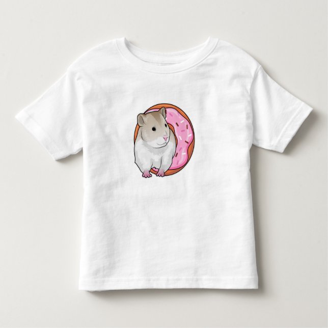 Hamster Donut Toddler T-Shirt (Front)