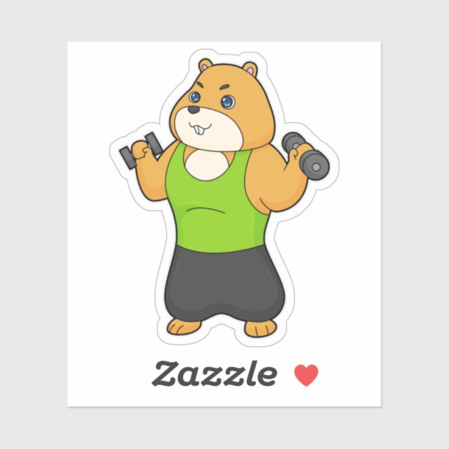 Hamster Fitness Dumbbell (Sheet)