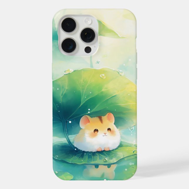 Hamster Floating Fun iPhone Case (Back)