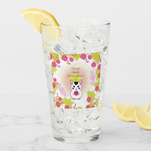 hamster flower glass (Front Ice)