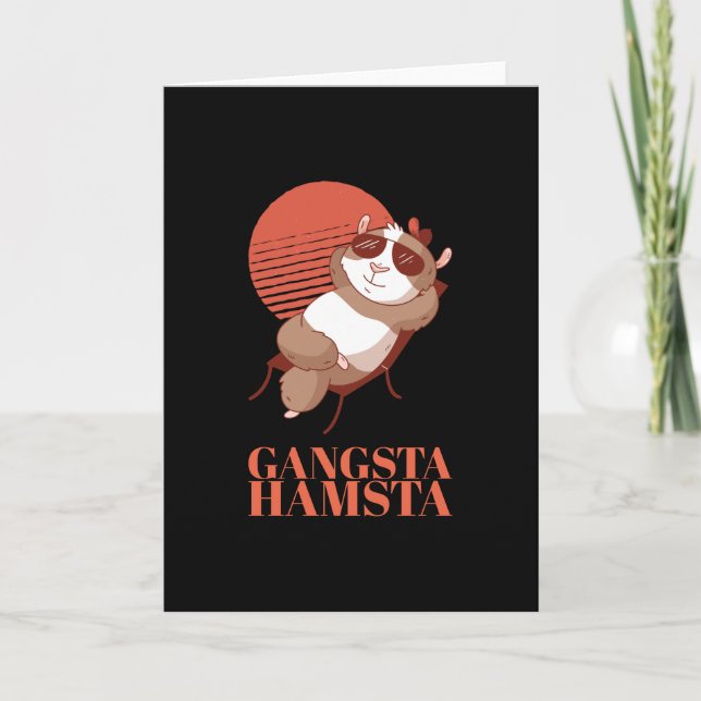 Hamster - Gangsta Hamsta Card (Front)