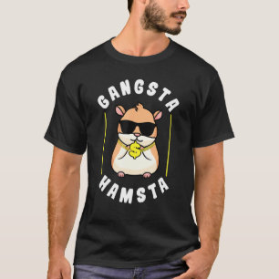 Hamster Gangsta Hamsta Sunglasses T-Shirt