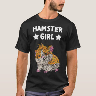 Hamster Girl Dwarf Hamster Golden Hamster T-Shirt