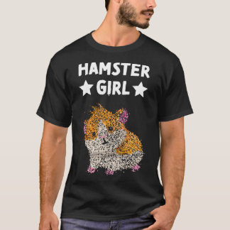 Hamster Girl Dwarf Hamster Golden Hamster T-Shirt