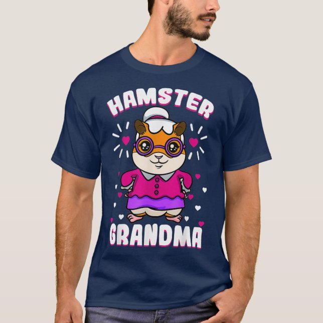 Hamster Grandma Syrian Campbells Dwarf Granny T-Shirt (Front)