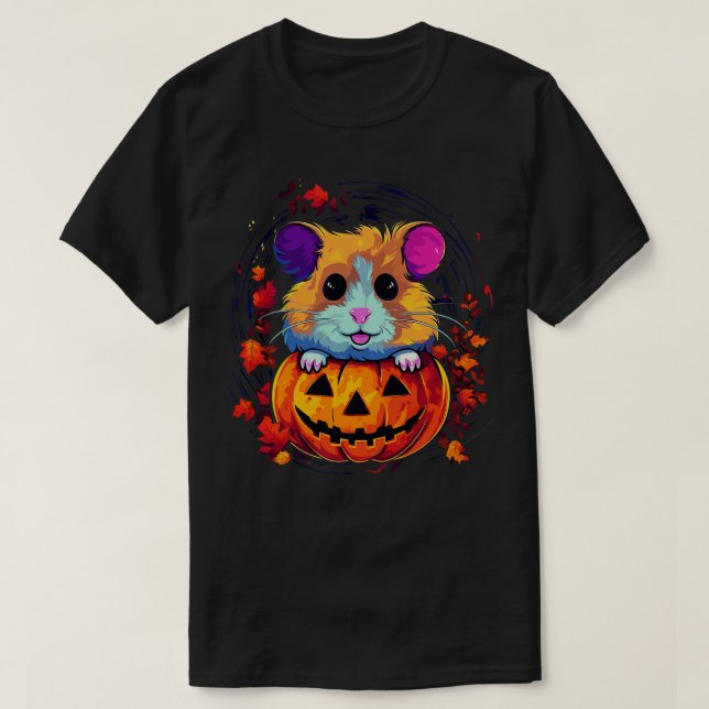 Hamster Halloween T-Shirt (Design Front)