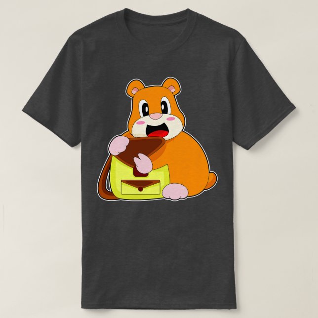 Hamster Handbag  T-Shirt (Design Front)