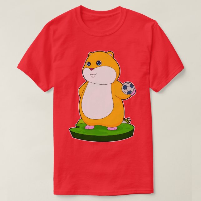 Hamster Handball player Handball T-Shirt (Design Front)