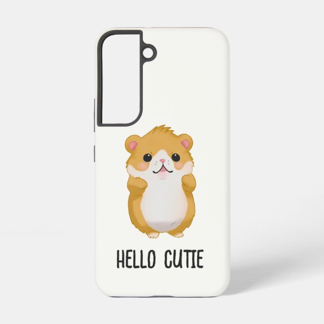 Hamster Hello Cutie Samsung Galaxy S22 Case (Back)