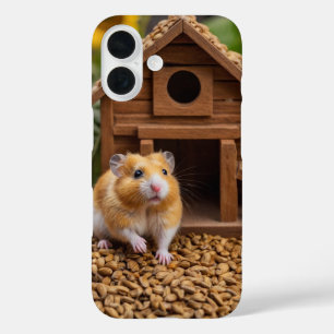 Hamster Hideout iPhone 16 Case