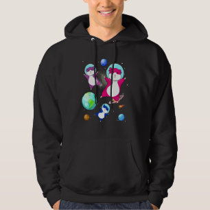 Hamster In Space Bisexual Flag Bisexuality Pride M Hoodie