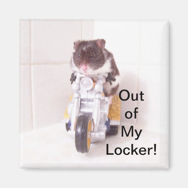 Hamster Locker Magnet (Front)