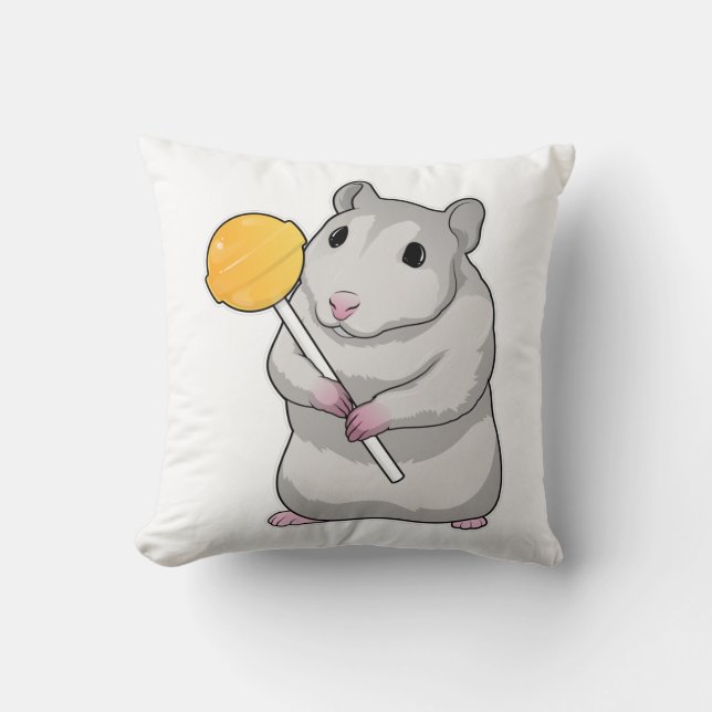 Hamster Lollipop Cushion (Front)