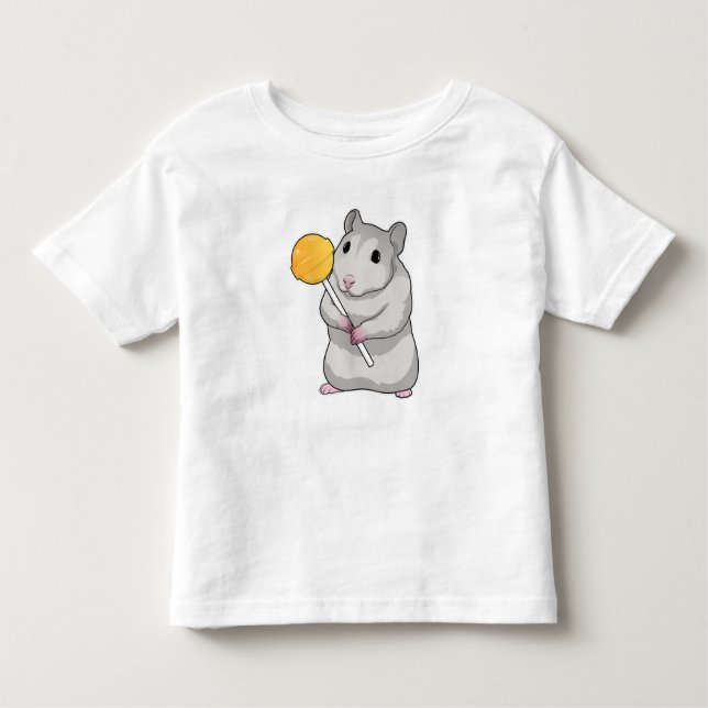 Hamster Lollipop Toddler T-Shirt (Front)