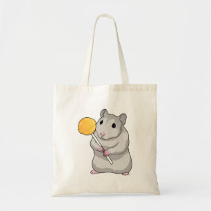 Hamster Lollipop Tote Bag