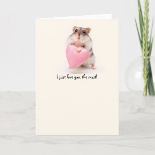 hamster love card