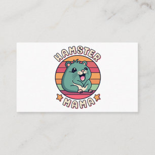 Hamster Mama Cute Kawaii Rodent Mother Business Card