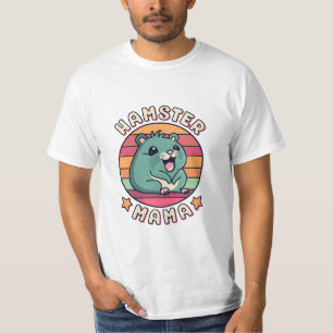 Hamster Mama Cute Kawaii Rodent Mother T-Shirt