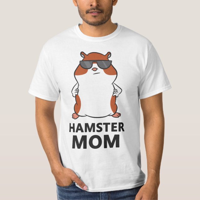 Hamster Mom Funny Hamster Mama  T-Shirt (Front)