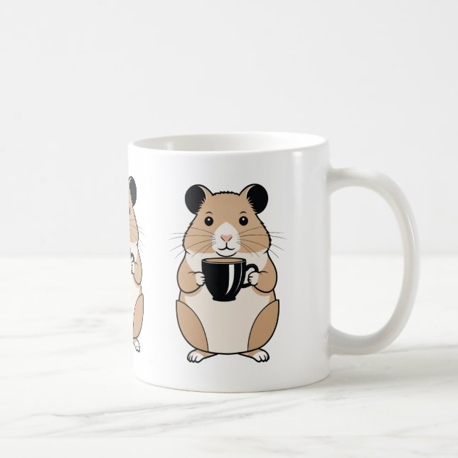 Hamster Mug, Birthdays, Gifts Coffee Mug (Right)