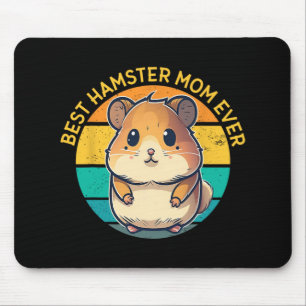 Hamster Mum Ever Funny Hamster Mum Mothers Day Bir Mouse Pad