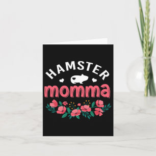 Hamster Mum Gifts Womens Hamster Lover Owner Chris Card