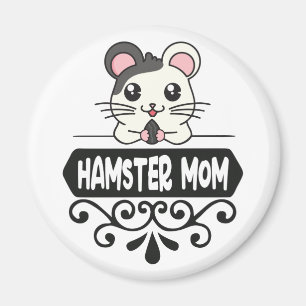 Hamster mum pet animal lovers cute magnet