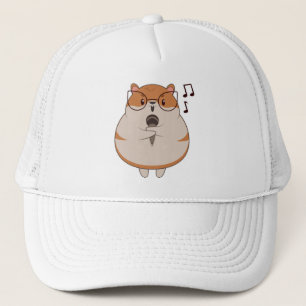 Hamster - Music with Microphone Trucker Hat