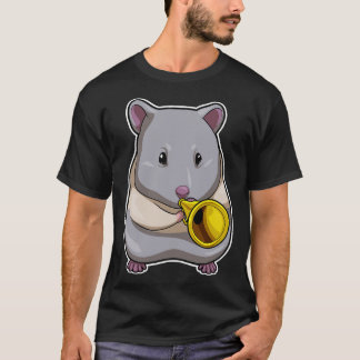 Hamster Musician Trumpet Music T-Shirt