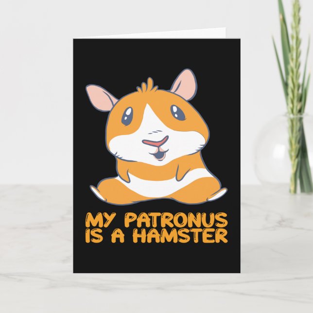 Hamster - My Patronus Is A Hamster Card (Front)