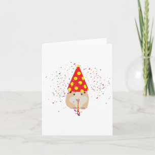 Hamster Partying - Animals Having a Party Card