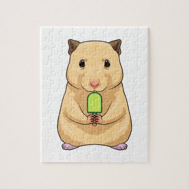 Hamster Popsicle Jigsaw Puzzle (Vertical)