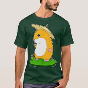 Hamster Raining Umbrella T-Shirt