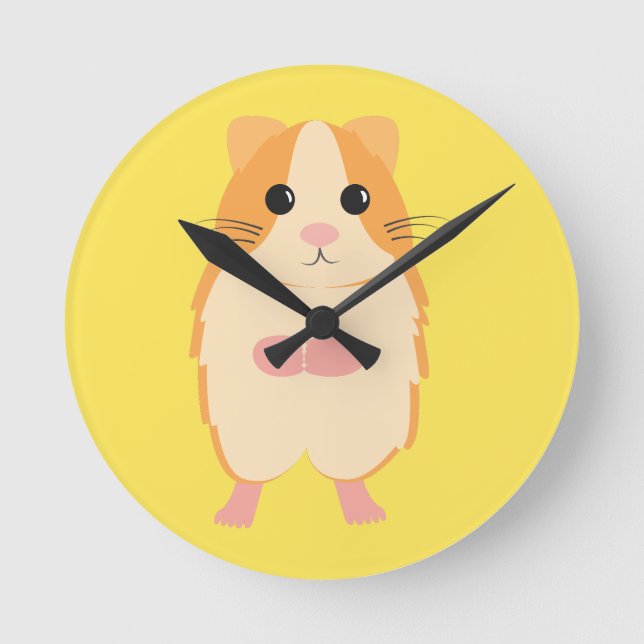 Hamster Round Clock (Front)