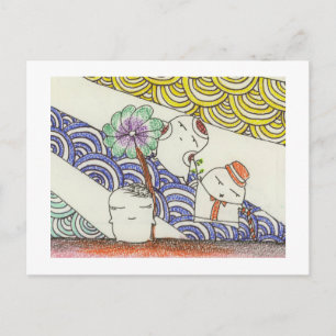hamster series-2011-growing up postcard