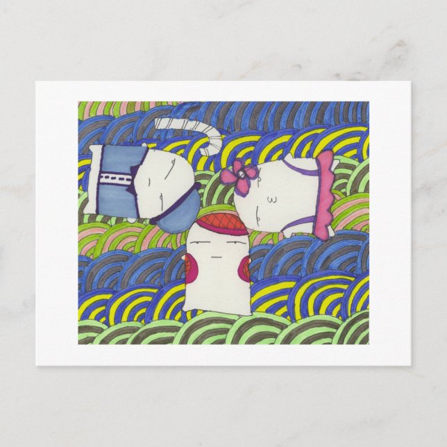 hamster series-floating postcard (Front)