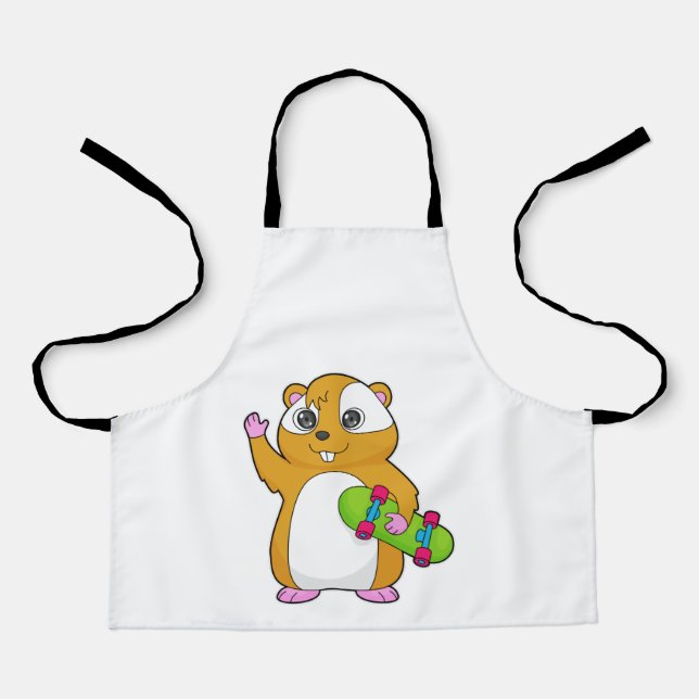 Hamster Skater Skateboard Apron (Front)