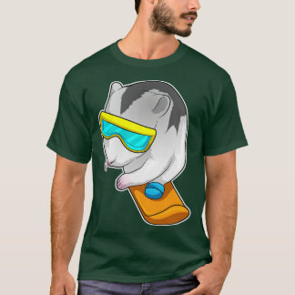 Hamster Snowboarder Snowboard T-Shirt